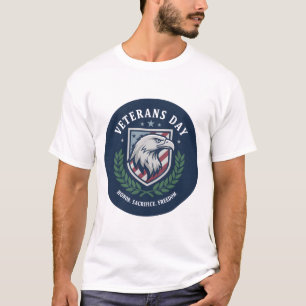 Veteranen Dag Eer Sacrifice Vrijheid T-shirt
