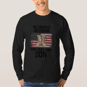 VETERANEN DAG IS MIJN FAVORIETE VETERAN MIJN ZOON  T-SHIRT