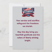 Veteranen Dag Kaart