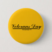 Veteranen Dag Knopen Ronde Button 5,7 Cm (Voorkant)