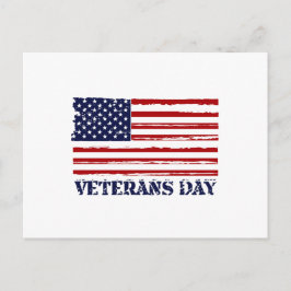 Veteranen Dag & Morse Code Briefkaart