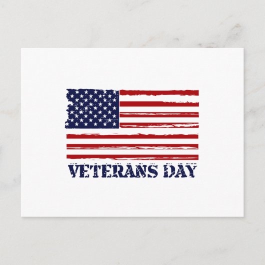 Veteranen Dag & Morse Code Briefkaart (Voorkant)