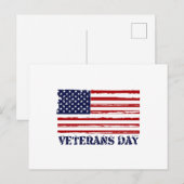 Veteranen Dag & Morsecode Briefkaart (Voorkant / Achterkant)