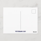 Veteranen Dag & Morsecode Briefkaart (Achterkant)