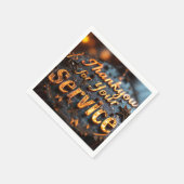 Veteranen dag papier servet (Hoek)