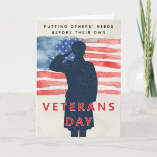 Veteranen Dag Patriotisch Thema Saluut en Nederlan Kaart