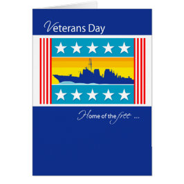 Veteranen Dag Patriottisch marineschip, rood, wit,