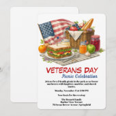 Veteranen Dag | Picknick Viering Kaart (Voorkant / Achterkant)