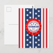 Veteranen Dag Rozet Ansichtkaart Briefkaart (Voorkant / Achterkant)