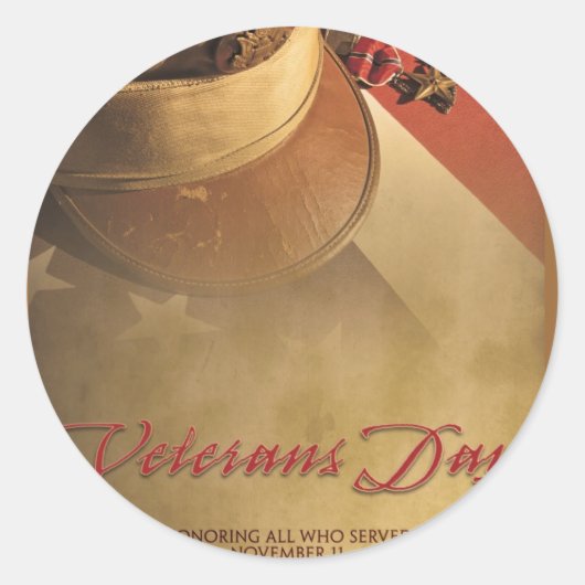 VETERANEN DAG STICKER (Voorkant)