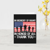 Veteranen Dag Ter Ere Van Alle Veteranen Herdenkin Kaart (Gele Bloem)