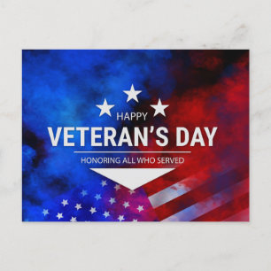Veteranen Dag - Ter ere van allen die hebben gedie Briefkaart