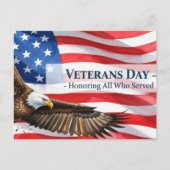 Veteranen Dag - Ter ere van allen die hebben gedie Briefkaart (Voorkant)