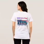 Veteranen Dag Tri-Blend Shirt (Achterkant volledig)