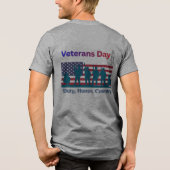 Veteranen Dag Tri-Blend Shirt (Achterkant)
