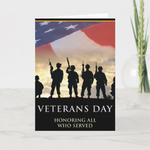 Veteranen Dag USA Wenskaart Kaart