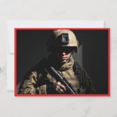 Veteranen, dank u | patriottische waardering bedankkaart (Achterkant)