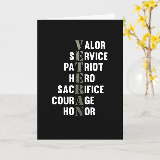 Veteranen Feiten Fijne Veteranen Dag Steun Grafisc Kaart (Gele Bloem)