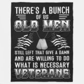 VETERANEN FLEECE DEKEN (Voorkant)
