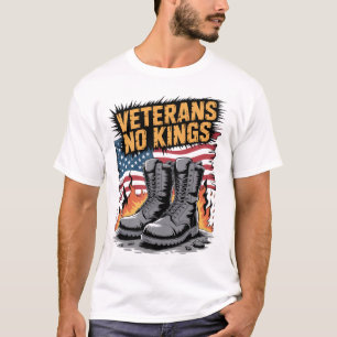 Veteranen Geen Koningen Vlag van de VS T-shirt