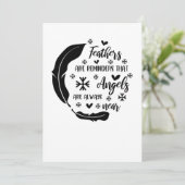 Veteranen herinneren eraan dat engelen altijd in d save the date (Staand voorkant)