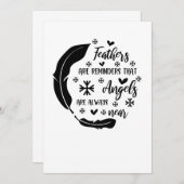 Veteranen herinneren eraan dat engelen altijd in d save the date (Voorkant / Achterkant)