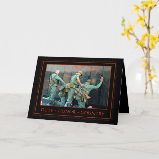 Veteranen Kaart (Gele Bloem)