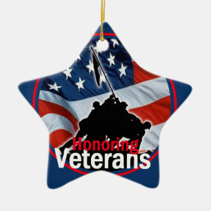 Veteranen Keramisch Ornament