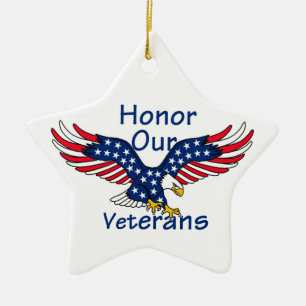 Veteranen Keramisch Ornament