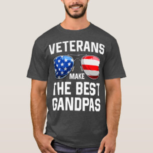 Veteranen maken de beste grootvader van Amerikaans T-shirt