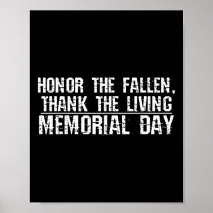 Veteranen, Memorial Day - Eer De Gevallenen Poster