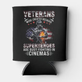 Veteranen omdat superhelden bezig zijn in Cinemas Blikjeskoeler (Voorkant)