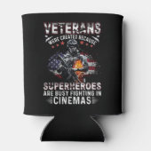 Veteranen omdat superhelden bezig zijn in Cinemas Blikjeskoeler (Achterkant)