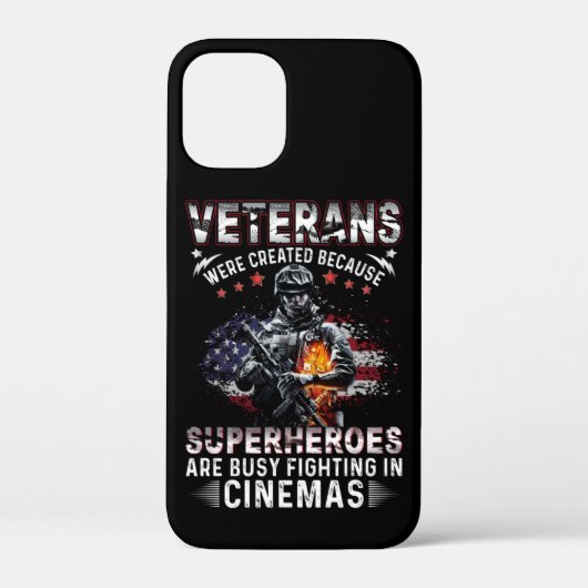 Veteranen omdat superhelden bezig zijn in Cinemas Case-Mate iPhone Case (Achterkant)