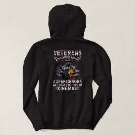 Veteranen omdat superhelden bezig zijn in Cinemas  Hoodie