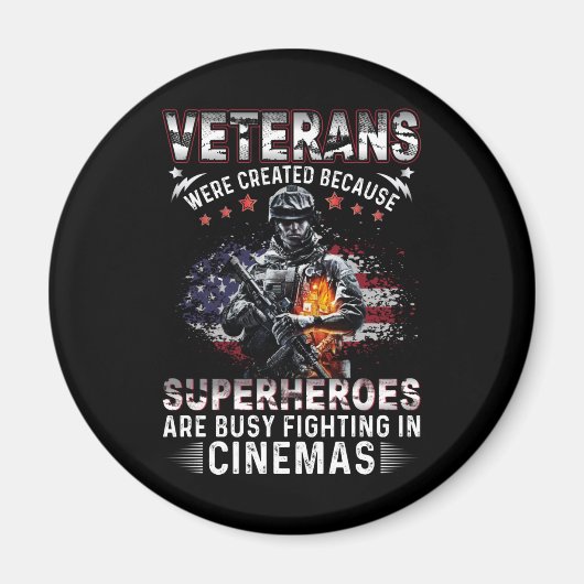 Veteranen omdat superhelden bezig zijn in Cinemas Magneet (Voorkant)