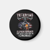 Veteranen omdat superhelden bezig zijn in Cinemas Magneet (Voorkant)