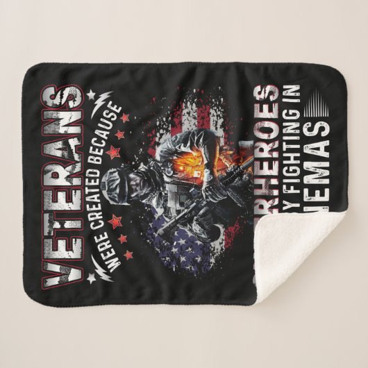 Veteranen omdat superhelden bezig zijn in Cinemas Sherpa Deken (Voorkant (horizontaal))