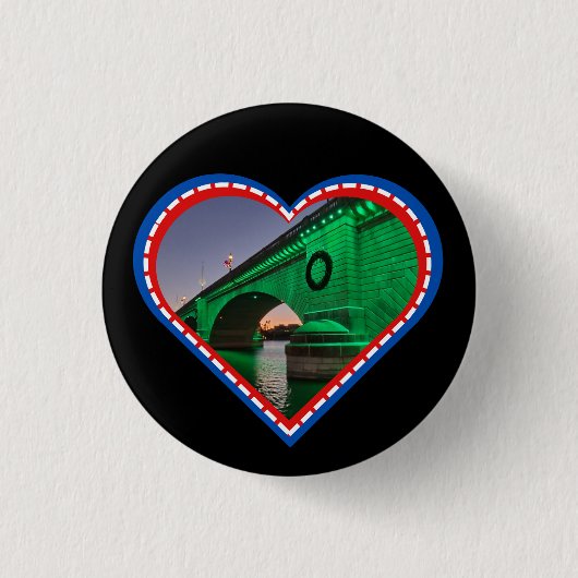 Veteranen ondersteuning ronde button 3,2 cm (Voorkant)