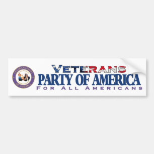 Veteranen Partij-Amerikaanse Bumpersticker