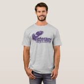 Veteranen Party of America Eagle and Logo T-shirt (Voorkant volledig)