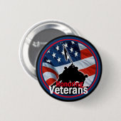 Veteranen Ronde Button 5,7 Cm (Voorkant /achterkant)