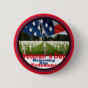 Veteranen Ronde Button 5,7 Cm