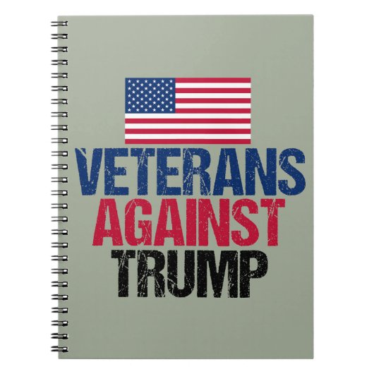 Veteranen tegen de politiek van Trump Notitieboek (Voorkant)
