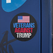 Veteranen tegen Donald Trump Ronde Sticker