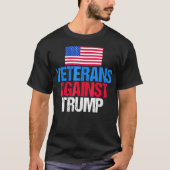 Veteranen tegen Donald Trump T-shirt (Voorkant)