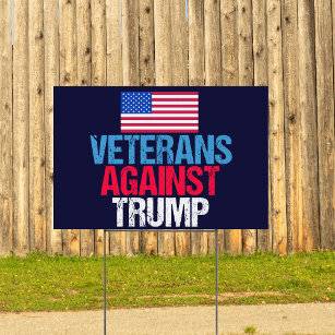 Veteranen tegen Donald Trump Tuinbord