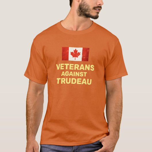 VETERANEN TEGEN TRUDEAU T-SHIRT (Voorkant)