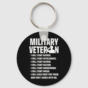 Veteranen tegen Trump 2020 vechten de Amerikaanse  Sleutelhanger