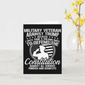 Veteranen tegen Trump 2020 Verkiezingen VS Kaart (Gele Bloem)